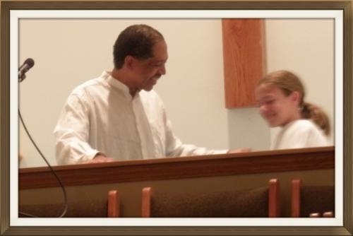 A new believer follows Jesus by being baptized!